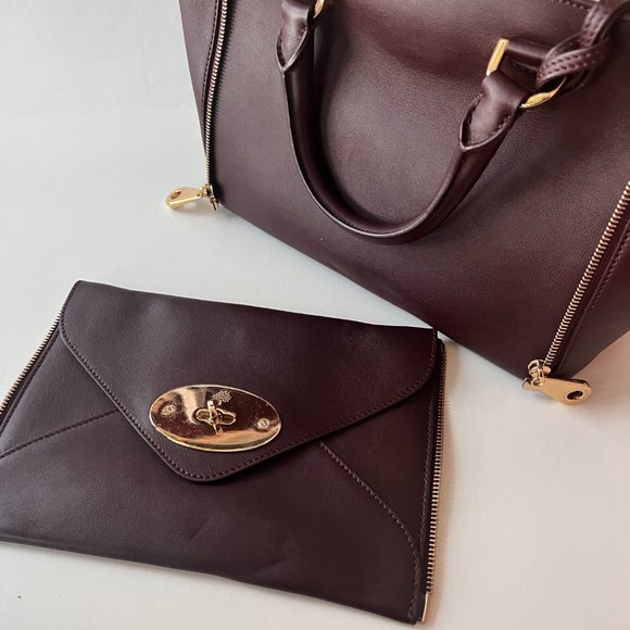 Mulberry Willow Tote - Oxblood Silky Classic Calf - Picture 7 of 9